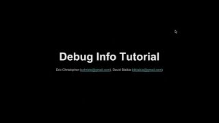 LLVM Debug Info Tutorial