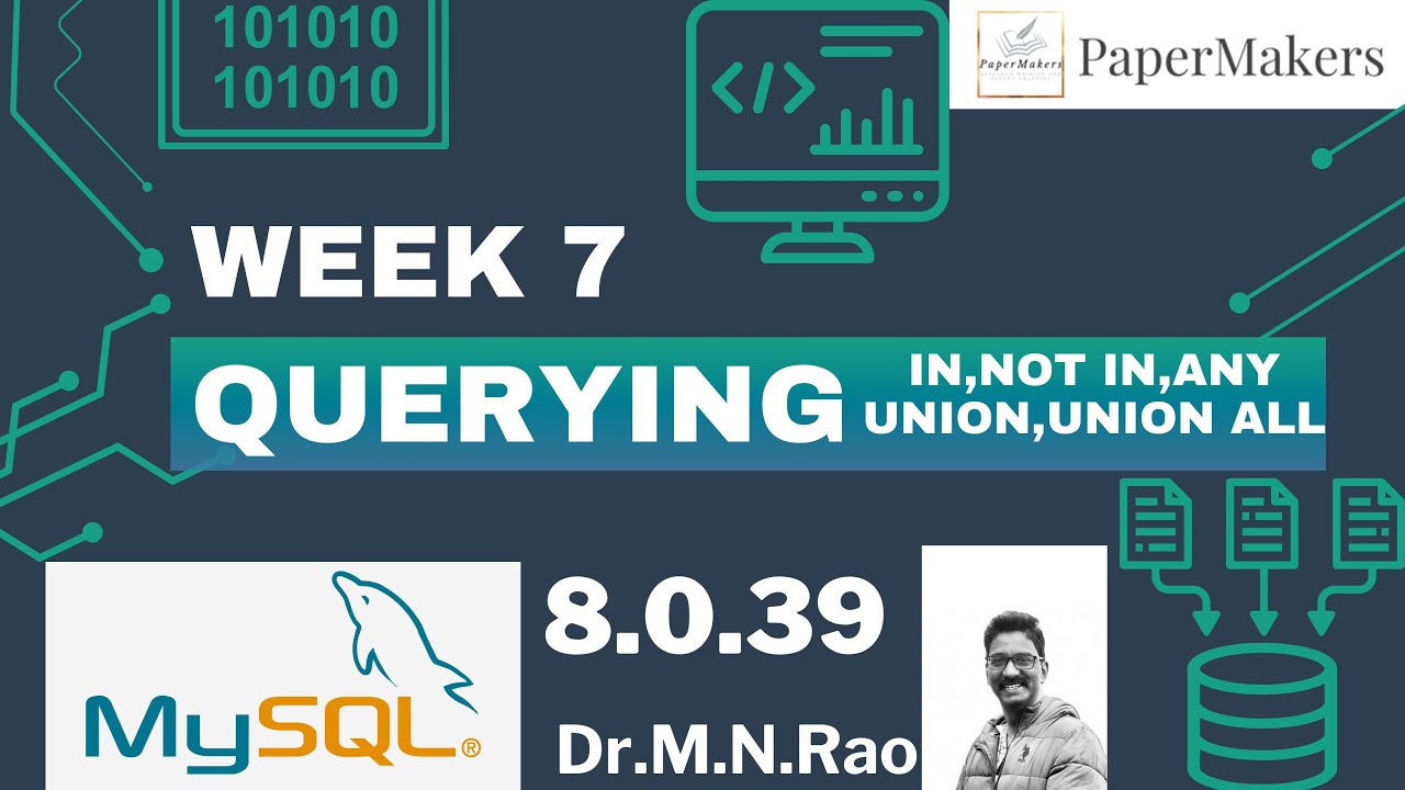 Dbms Week 7 Youtube