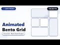 Animated Bento Grid for a Real Client | Pure HTML & CSS