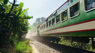 Chilahati Bound Intercity Train Super Fast Neelsagore Express Passing Halaliya Hat Station