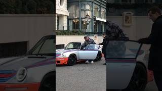 Billionaire couple getting out their New Porsche RUF in Monaco #monaco #luxury #lifestyle #fyp