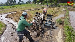 Hand Tractor Power Tiller The Right Tool And Comfortable For Working On Hard Soil