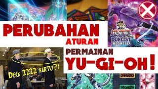 PERUBAHAN-PERUBAHAN ATURAN YU-GI-OH - YUGIOH DUELIST INDONESIA