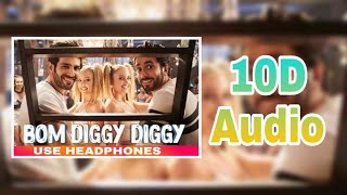 10D Songs | Bom Diggy Diggy | Bass Boosted | Zack Knight | Jasmin Walia | 10D Songs Hindi