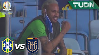 ¡Sonríe en la tribuna! Neymar disfruta | Brasil 0-0 Ecuador | Copa América 2021 | Grupo B-J5 | TUDN