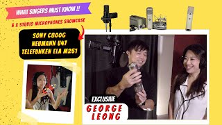 Studio Mics Tips with Producer George Leong (Sony C800G, Neumann U47, Telefunken ELA M251) - Demo