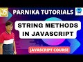 String || String Objects || String methods In JavaScript | JavaScript Course for Beginners