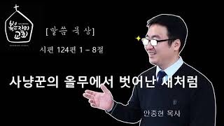 [복음자리 아침 묵상] 시편 124편 1~8절 (사냥꾼의 올무에서 벗어난 새처럼)