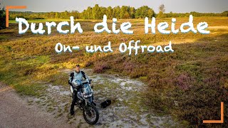 Motorbike tour through the heath - onroad and offroad