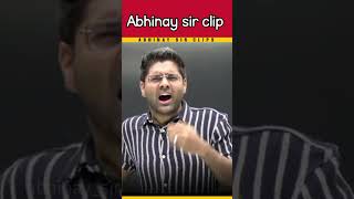अभिनय सर best clip #abhinay_maths  #abhinay_maths_clips
