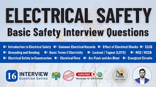 Electrical Safety | Basic Electrical Safety Tips \u0026 Interview Questions | ELCB, RCD, LOTO, Arc, Flash