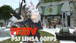 FINAL FANTASY XIV - PS5 - Limsa 60fps 4K HDR