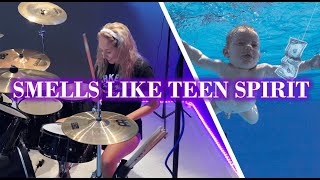 NIRVANA - SMELLS LIKE TEEN SPIRIT - DRUM COVER - ZOE MCMILLAN