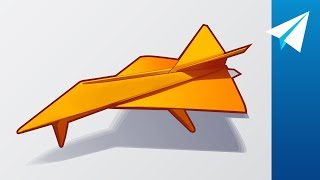 Paper Jet with Retractable Landing Gear that Flies! How to Fold Diamondback Alpha by Jayson Merrill