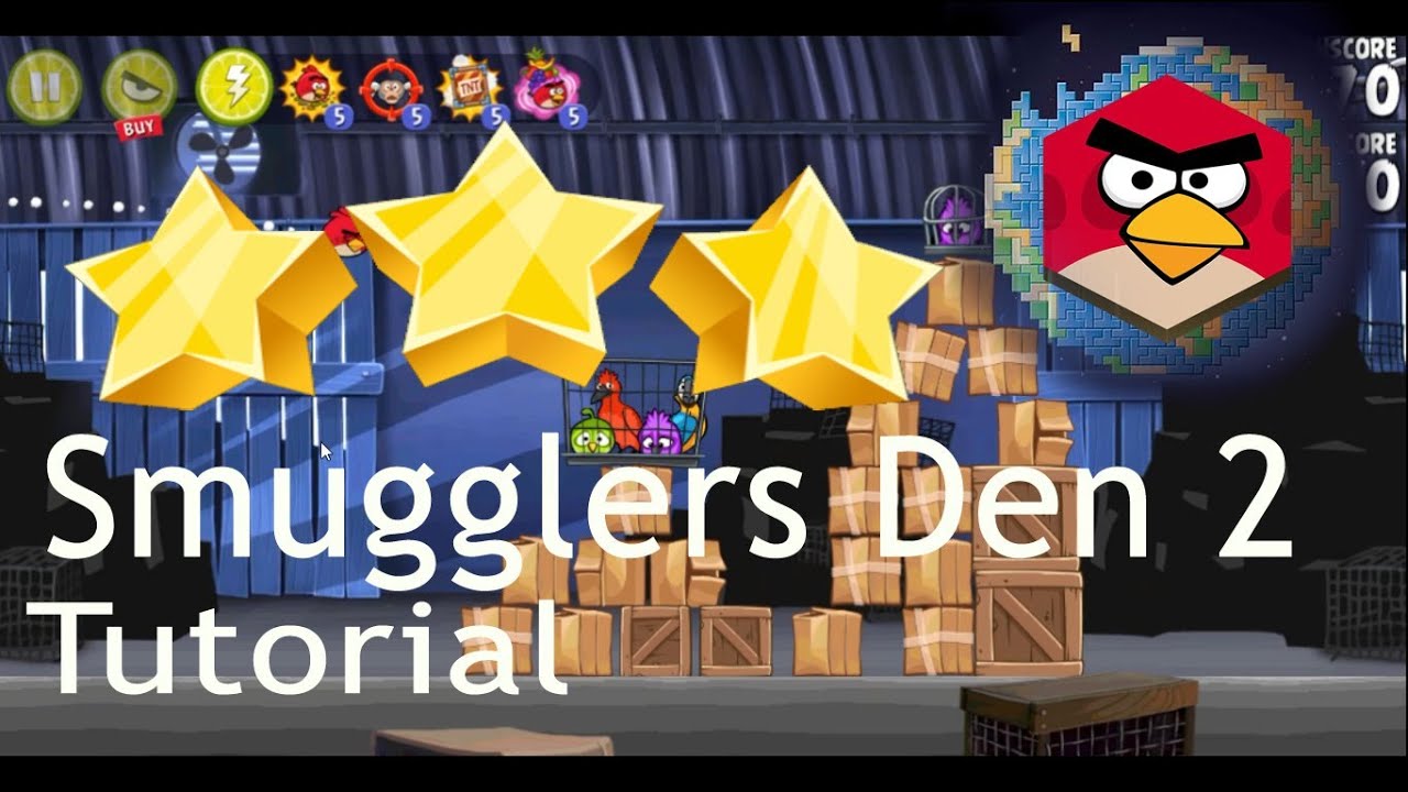 Angry Birds Rio Smugglers Den 2 Walkthrough 3 Star HD Tutorial © - YouTube