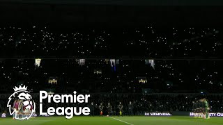 Moment of silence, national anthem honor Queen Elizabeth II | Premier League | NBC Sports