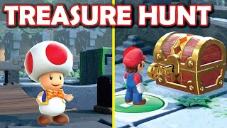 Super Mario Party: Team Bowser Jr and Mario vs Team Yoshi and Daisy! RUINS TREASURE HUNT