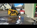 🚜❄️ prepping my cat u0026 skidsteer for a snowpocalypse 24 hour winter storm survival mission