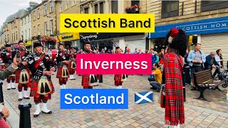 Massed Pipe Bands parade | Inverness City Centre Scotland