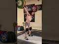 more light snatch doubles paris2024 weightlifting