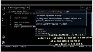 # 😍Python Program to Generate One-Time-Password (OTP) | Easy Program Code | 😍😍🥰🥰👨💻👨💻🖥️
