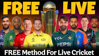 How To Watch Champions Trophy Live For Free || Champions Trophy 2025 Live App