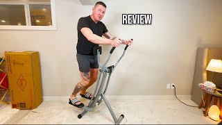 Sunny Health and Fitness Air Walk Trainer Glider Exercise Machine REVIEW