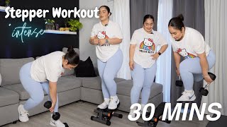30 MIN STEPPER WORKOUT | intense GLUTE workout at home
