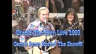 Grand Ole Opry Live 1993   George Jones Hosted The Show!!!!