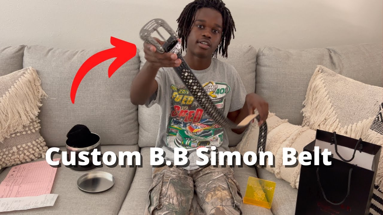 Unboxing B.B Simon Belt (Custom Made) - YouTube