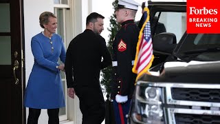 WATCH: Ukraine's Zelensky Leaves The White House After Disastrous Meeting From Hell With Trump