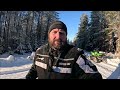 en sväng i skogen med arctic cat 650 v2 med bandsats