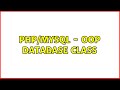 PHP/MySQL - OOP database class