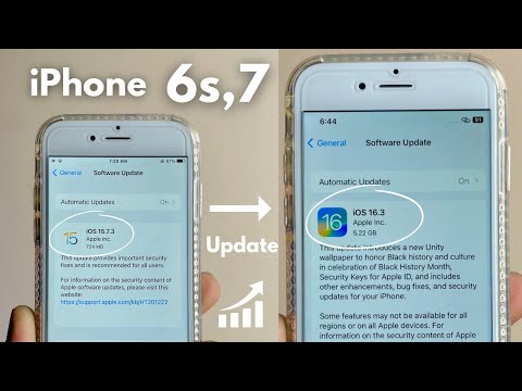 iPhone 7, 6s update on ios 16.3  How to update iPhone 7,6s on iOS 16.3