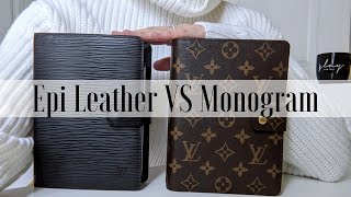 Louis Vuitton Agenda Comparison | Epi Leather VS Monogram Planners