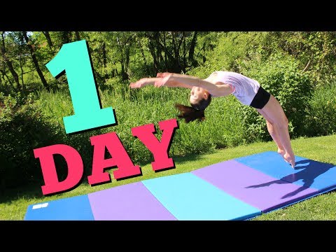 How to get your Back Handspring in ONE Day How to get your Back Handspring in ONE Day