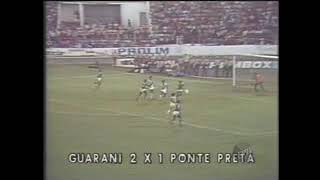 Guarani 2 x 1 Ponte Preta Campeonato Brasileiro 1978