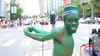 Hulk dances to Terri Bia around downtown Chicago