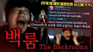 [ENG SUB] VCT MASTERS CHAMPION PLAYING A HORROR GAME (THE BACKROOMS GAME WITH GEN G. LAKIA)