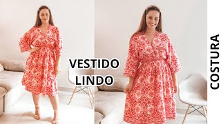 COMO FAZER VESTIDO SOLTINHO MUITO FÁCIL | COSTURE COMIGO - ELLEN BORGES