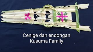 Cara membuat endongan dan cenige sederhana