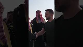 Ukraine's Zelenskiy Arrives in Saudi Arabia to Meet Crown Prince
