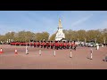 changing of the guard at buckingham palace 19.04.2019.