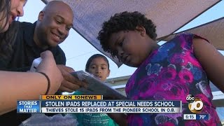 Father & daughter team up to replace iPads stolen from school for kids with special needs