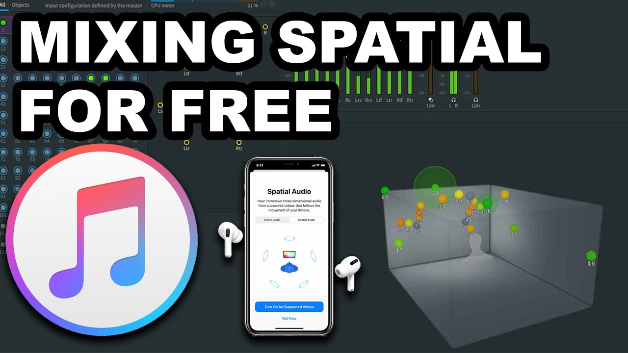 How To Mix Spatial Audio For Free On Any Daw Youtube