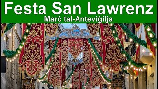 Festa ta' San Lawrenz 2024 - Marċ tal-Anteviġilja - Birgu, Malta