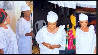 Royalty! See the Grand Entrance at Yoruba Actress Queen Sotayo Gaga's Birthday \u0026 Child Naming!