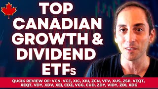 TOP Growth & Dividend ETFs on the Canadian Stock Market (TSX)
