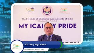 Address of CA. (Dr.) Raj Chawla, CCM-ICAI on the Occasion of Start of ICAI's 75th Year Celebrations.