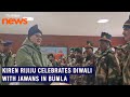 Arunachal Pradesh's Bumla: Union Minister Kiren Rijiju celebrates Diwali with Army Jawans